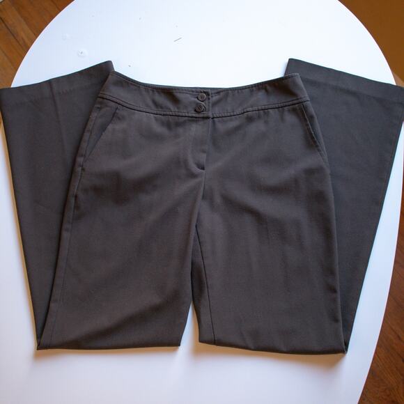 Talbots Stretch Brown Straight Fit Dress Pants Size 4 - Picture 2 of 9